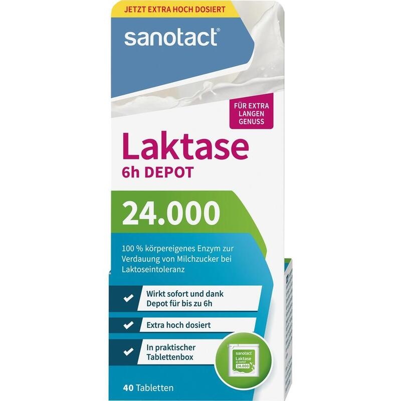 SANOTACT Laktase 24.000 Tabletten