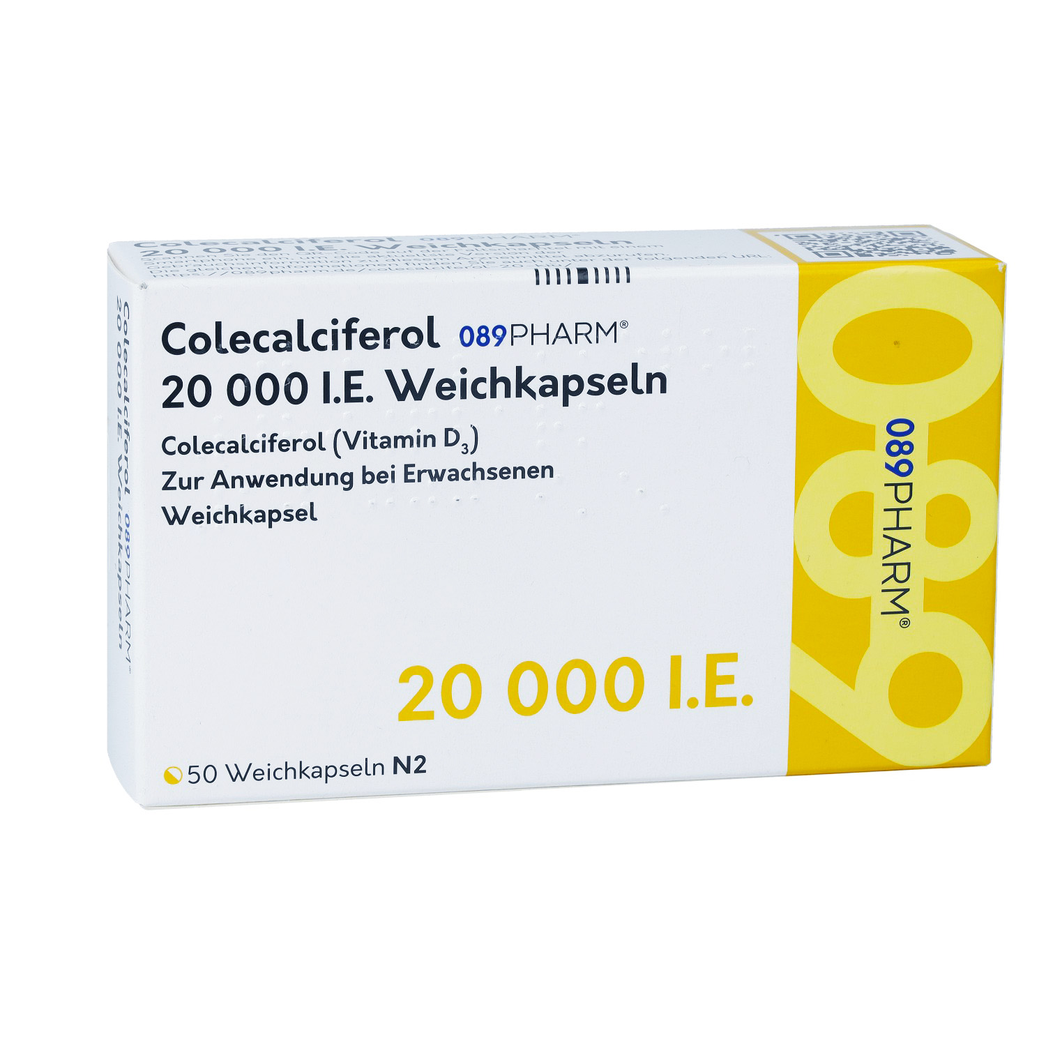 COLECALCIFEROL 089PHARM 20.000 I.E. Weichkapseln