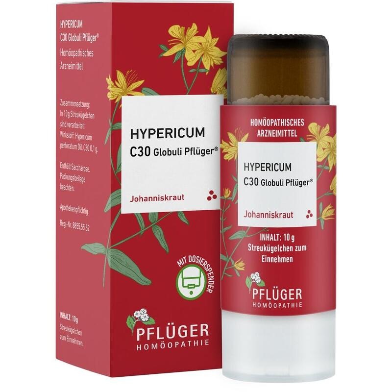 HYPERICUM C 30 Globuli Pflüger Globulispender