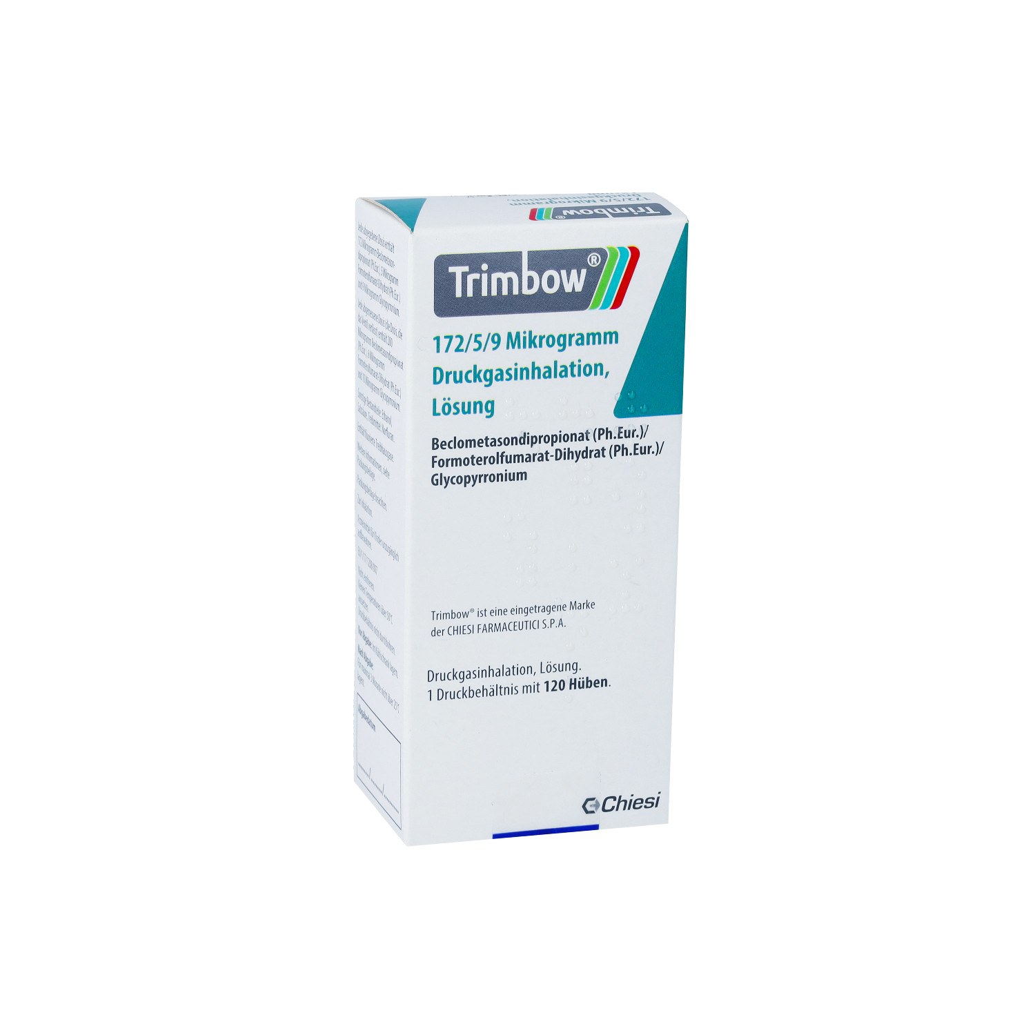 TRIMBOW 172 μg/5 μg/9 μg 120 Hub Druckgasinhalat.