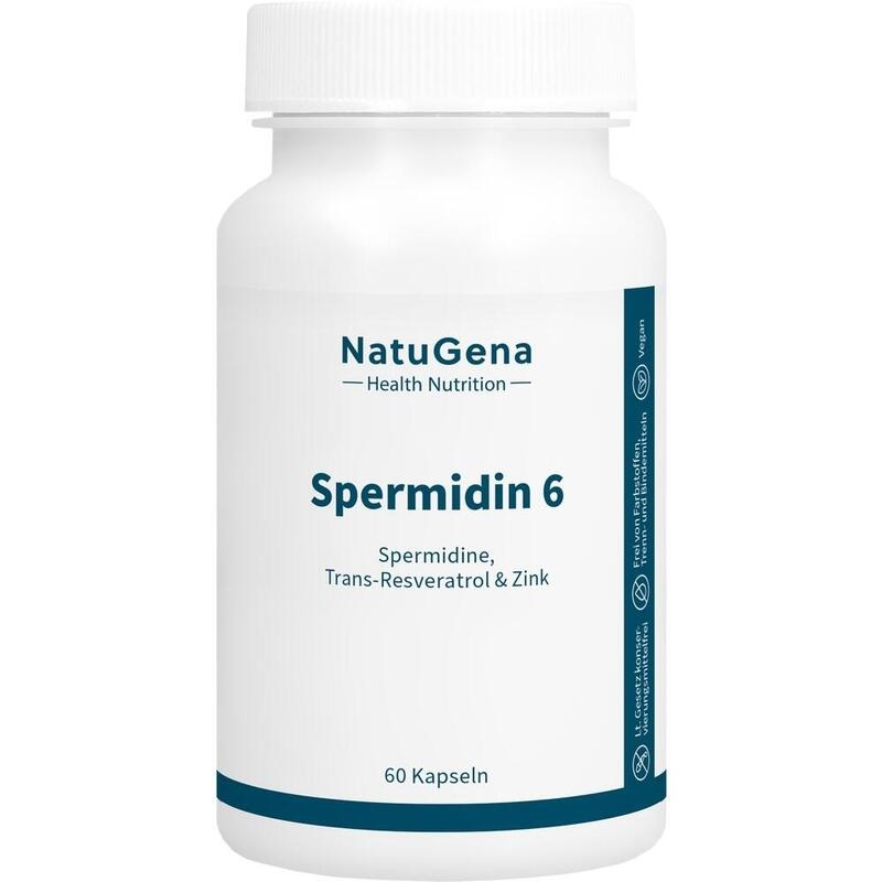 SPERMIDIN 6+Resveratrol+Zink vegan Kapseln