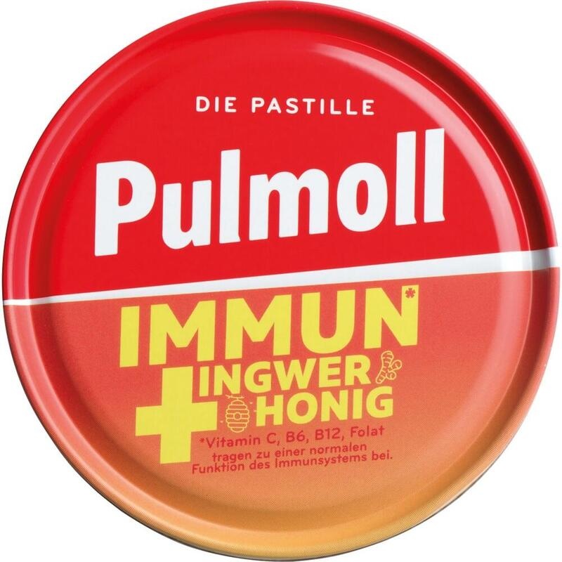 PULMOLL Immun Ingwer-Honig m.Vit.C B6 B12 Folat