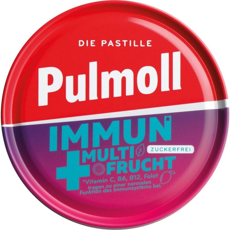 PULMOLL Multifrucht m.Vit.C B6 B12 Folat zf Bon.