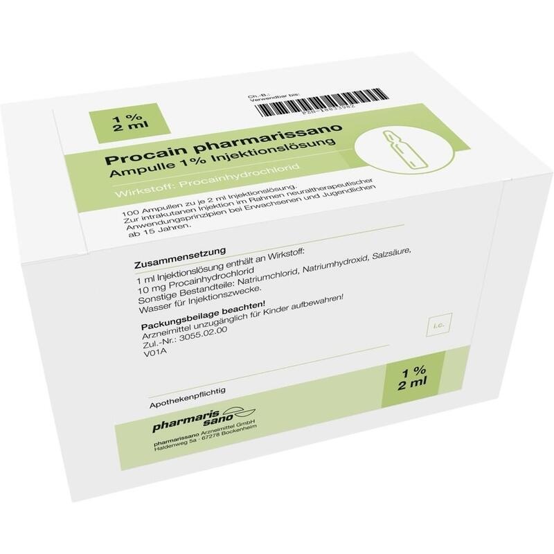 PROCAIN pharmarissano Ampulle 1% 2 ml Inj.-Lsg.