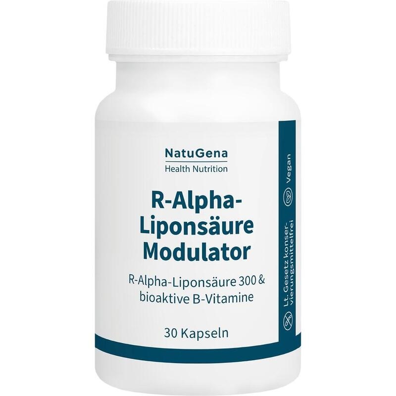 R-ALPHA-LIPONSÄURE 300+B12+Folsäure+Biotin Kapseln