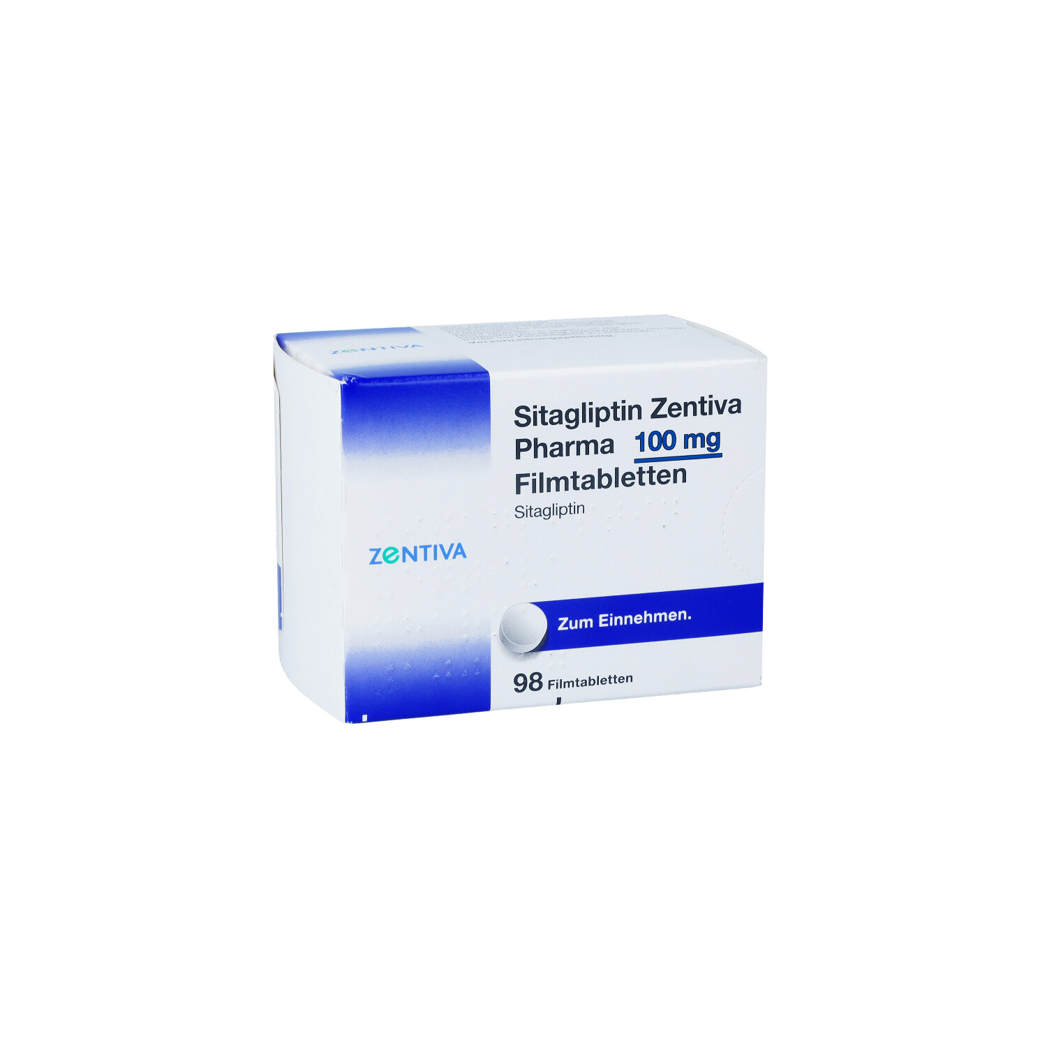 SITAGLIPTIN Zentiva Pharma 100 mg Filmtabletten
