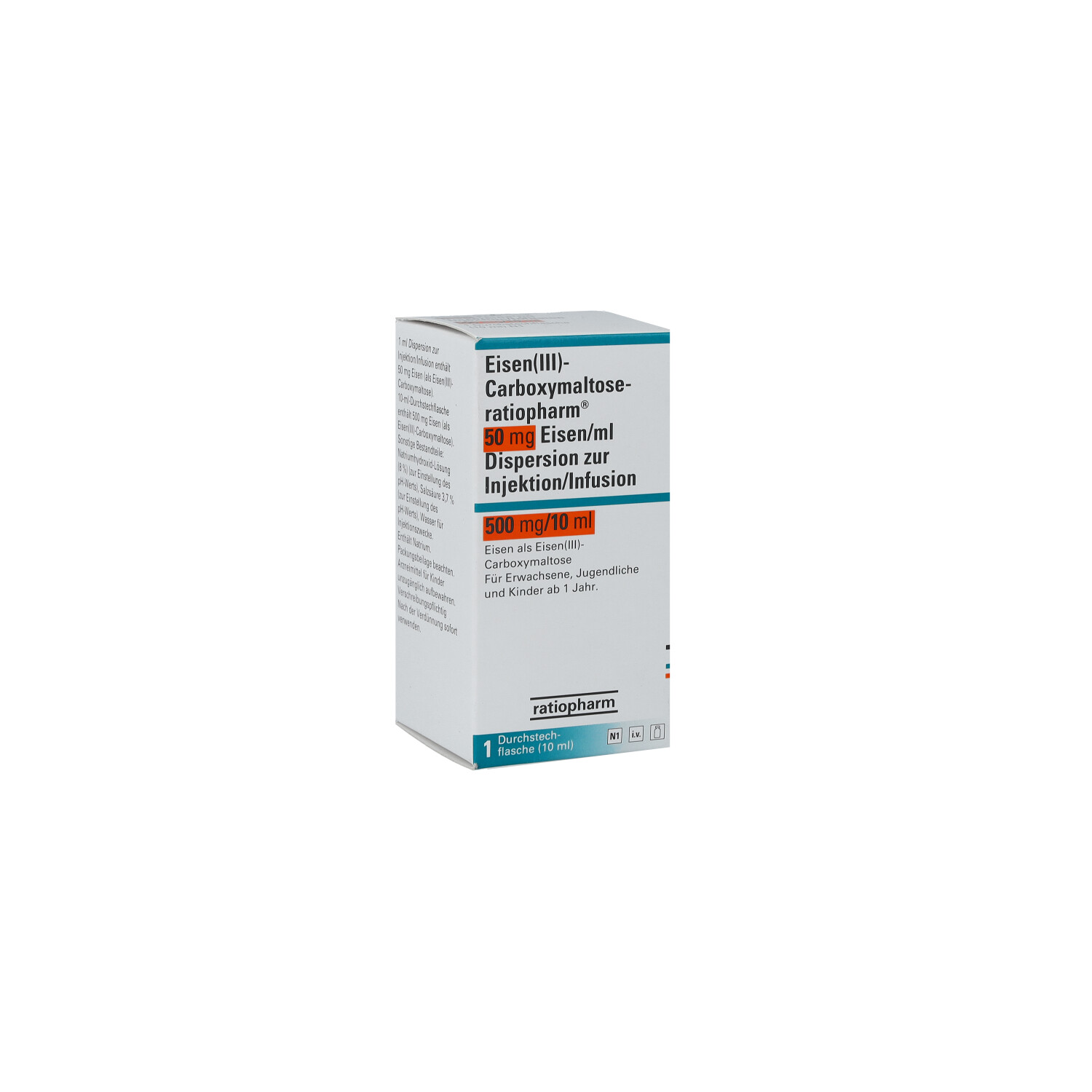 EISEN III-CARBOXYMALTOSE-ratio 50mg Eisen/ml 500mg