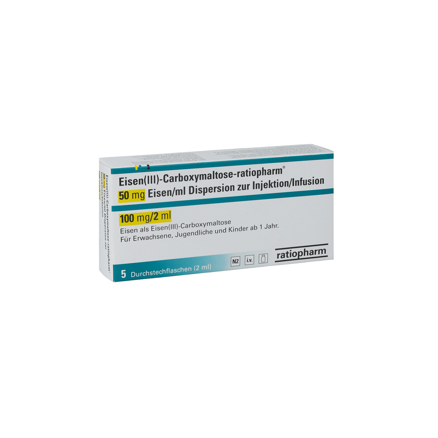 EISEN III-CARBOXYMALTOSE-ratio 50mg Eisen/ml 100mg