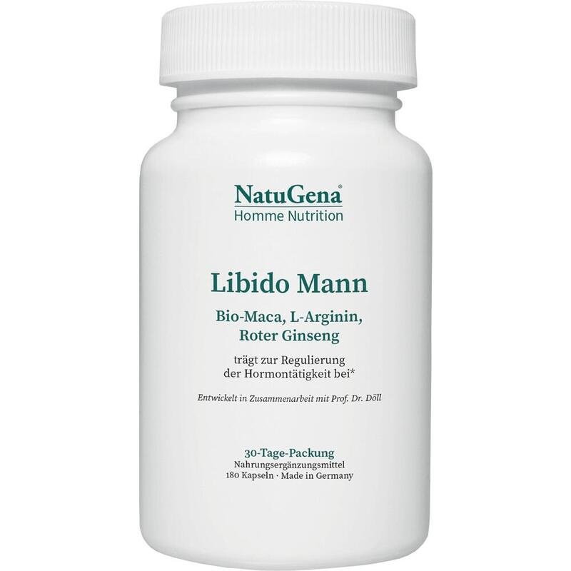 LIBIDO Mann L-Arginin+roter Ginseng+Maca Kapseln
