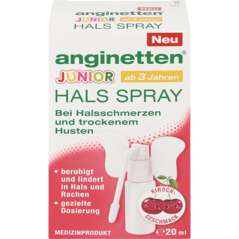 ANGINETTEN Halsspray Junior ab 3 Jahren