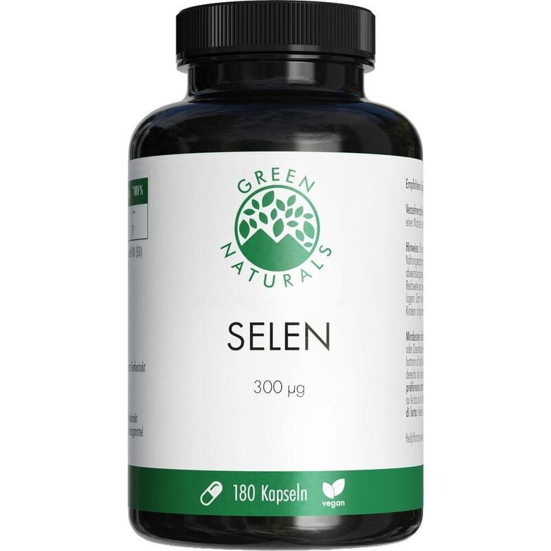 GREEN NATURALS Selen 300 μg rein pflanzl.vegan Kps
