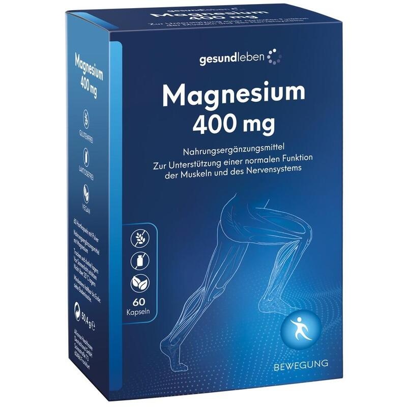 GESUND LEBEN Magnesium 400 mg Kapseln
