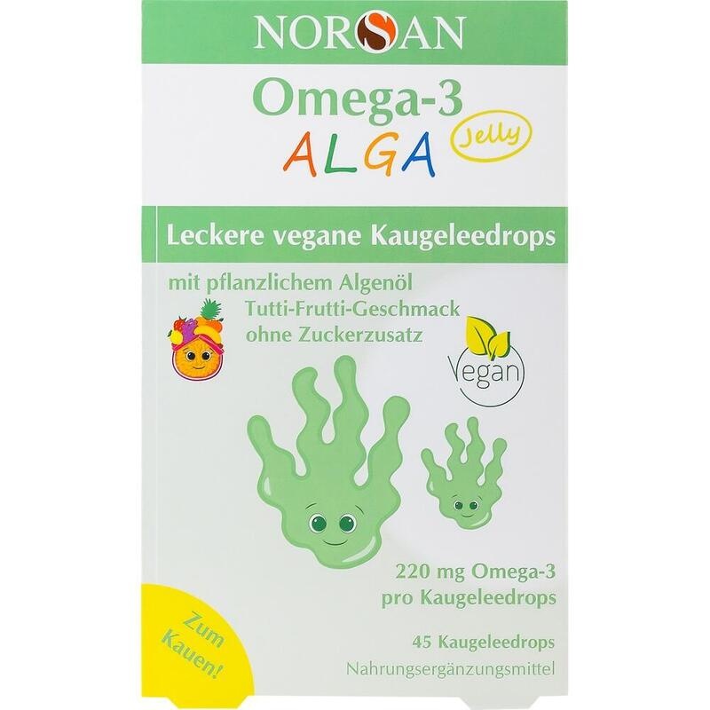 NORSAN Omega-3 ALGA Jelly f.Kinder