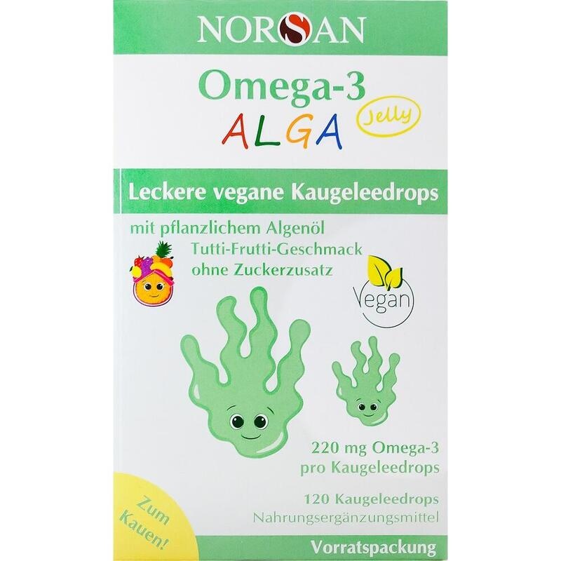 NORSAN Omega-3 ALGA Jelly f.Kinder Vorratspackung