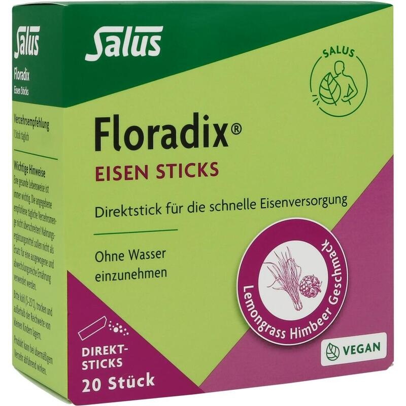 FLORADIX Eisen Sticks Pulver Salus