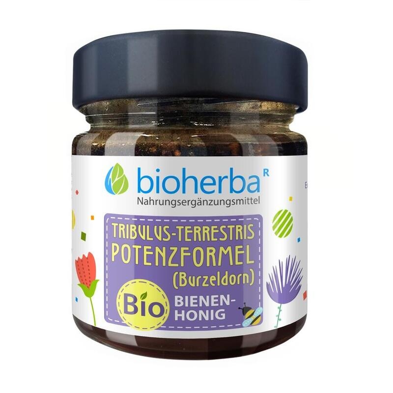 TRIBULUS TERRESTRIS POTENZFORMEL Bio Bienenhon.MIS