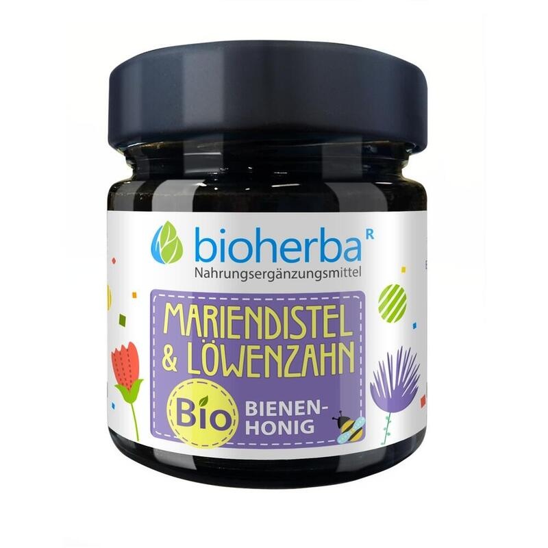 MARIENDISTEL UND Löwenzahn Bio Bienenhonig Misch.