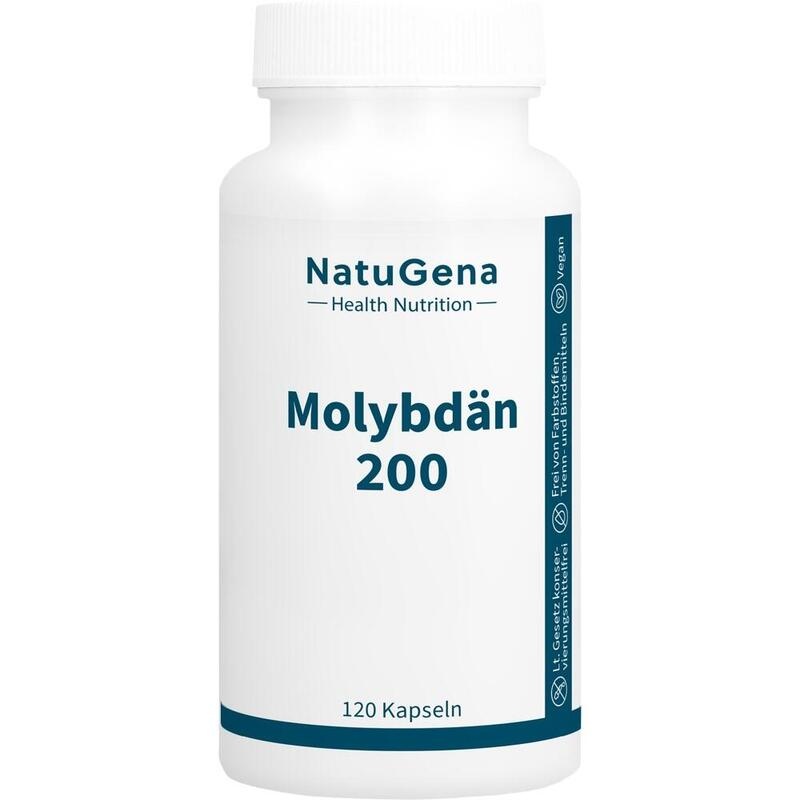 MOLYBDÄN 200 vegan+hochdosiert Kapseln