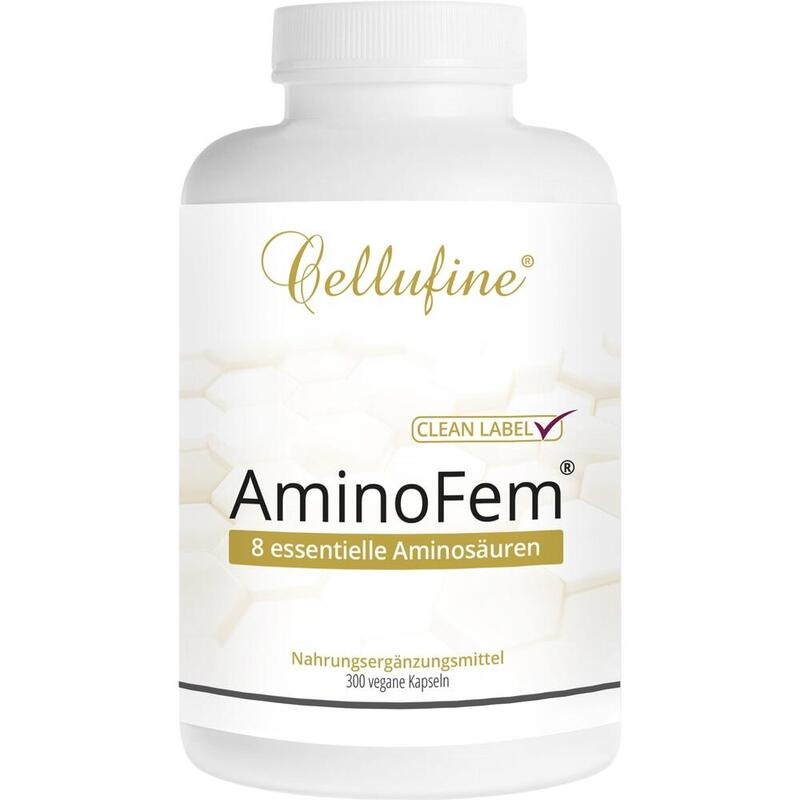 CELLUFINE AminoFem 8 ess.Aminos.500 mg vegan Kaps.
