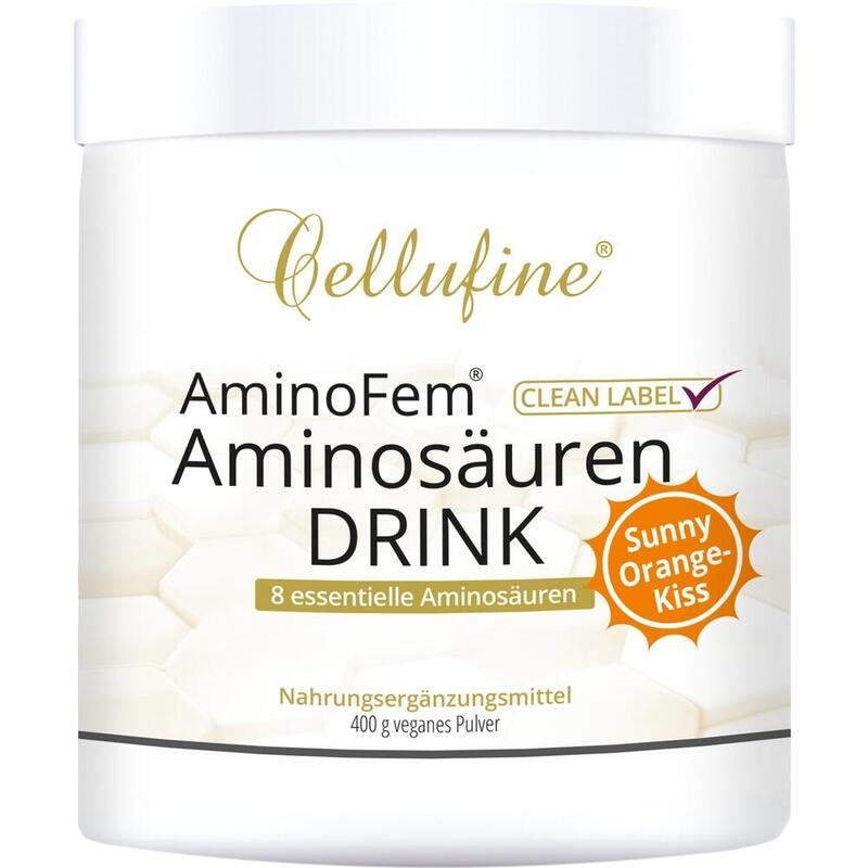 CELLUFINE AminoFem 8 ess.Aminos.Drink sun.Ora.Kiss