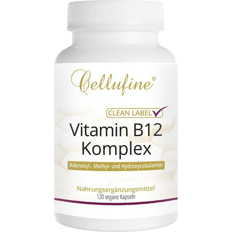 CELLUFINE Vitamin B12 Komplex vegan Kapseln