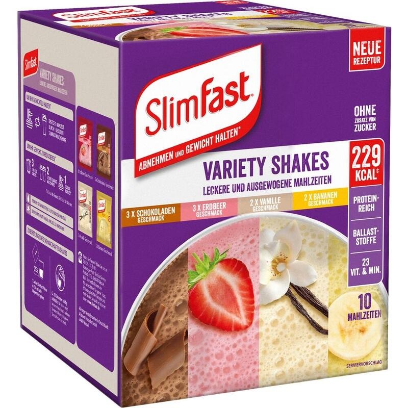 SLIM FAST Pulver Probierpaket gemischt