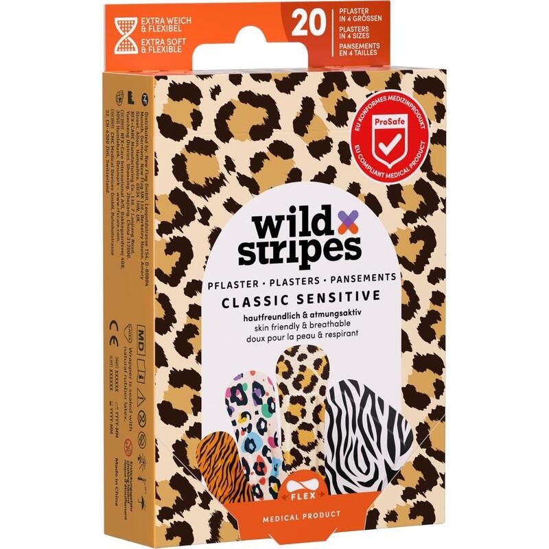 WILD STRIPES Pflaster Classic sensitiv Animal INT