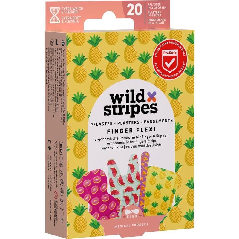 WILD STRIPES Pflaster Finger Flexi Food INT