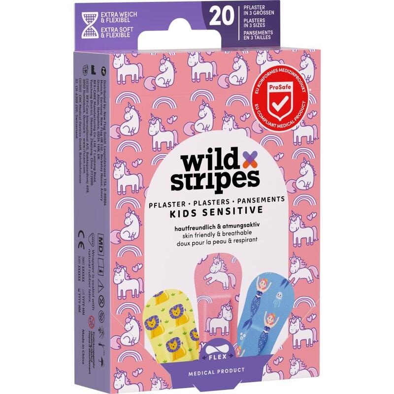 WILD STRIPES Pflaster Kids sensitiv Fantasy INT