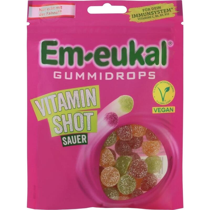 EM-EUKAL Gummidrops Vitamin Shot vegan zuckerhalt.