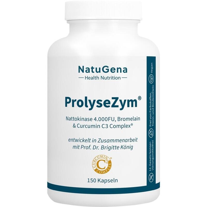 PROLYSEZYM Nattokinase+Bromelain+Curcumin Kapseln