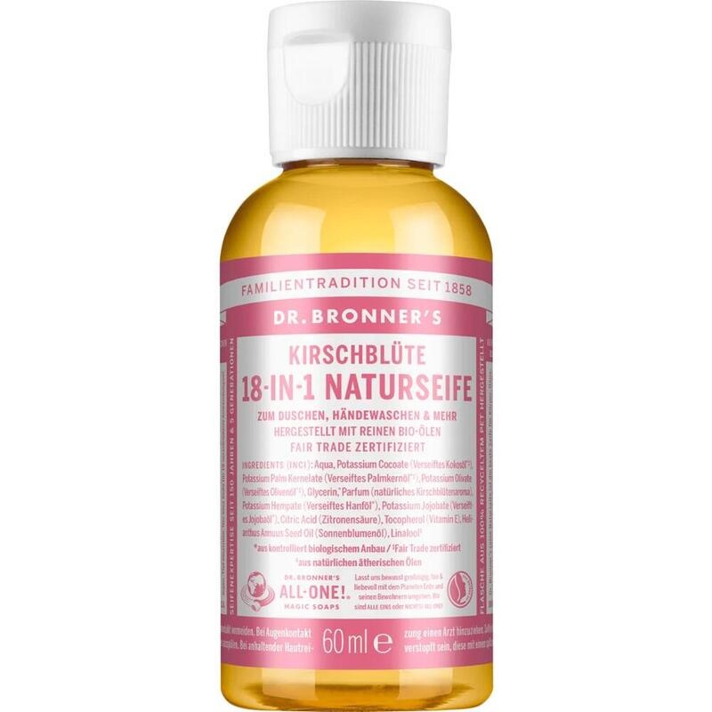 DR.BRONNERS 18in1 NATURSEIFE flüssig Kirschblüte
