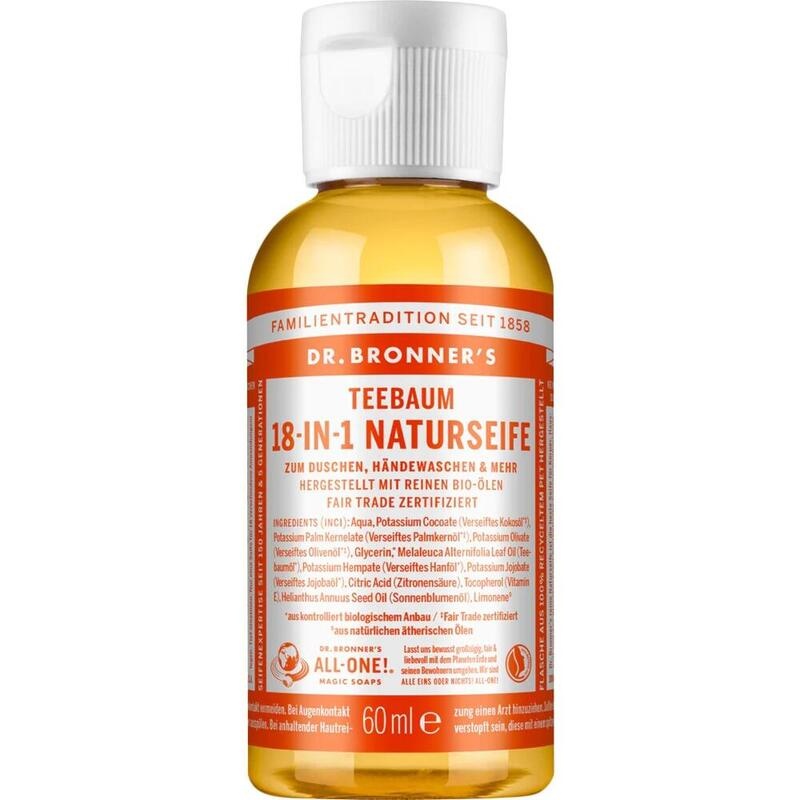 DR.BRONNERS 18in1 NATURSEIFE flüssig Teebaum