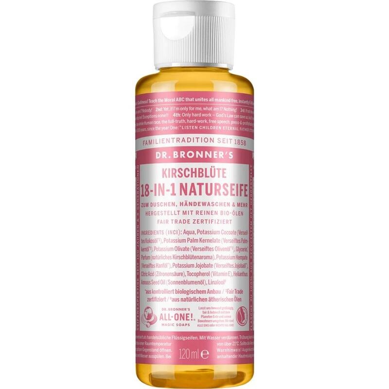 DR.BRONNERS 18in1 NATURSEIFE flüssig Kirschblüte