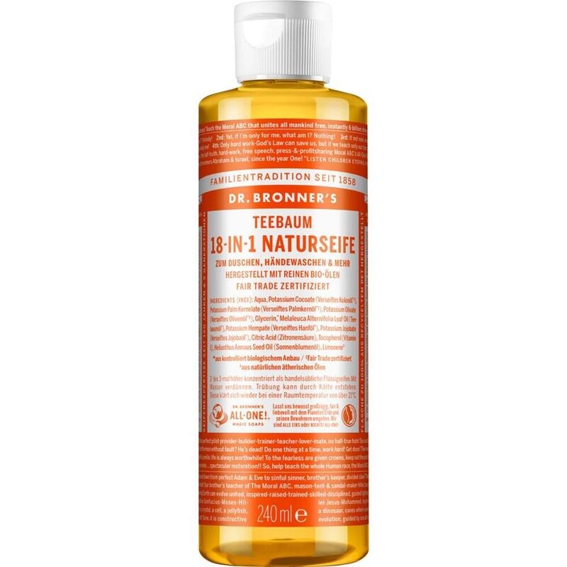 DR.BRONNERS 18in1 NATURSEIFE flüssig Teebaum