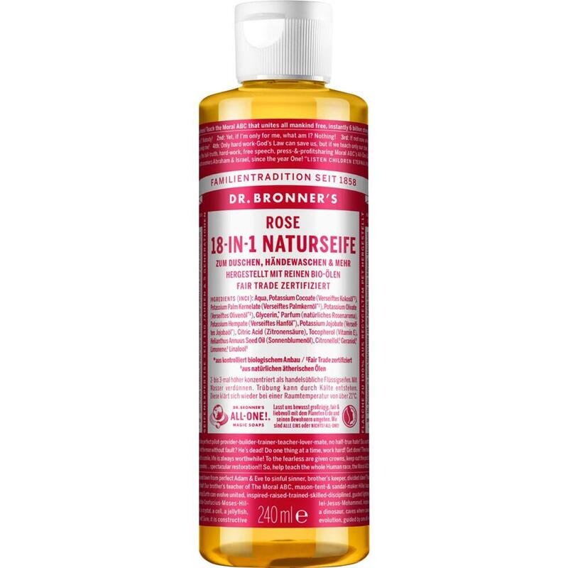 DR.BRONNERS 18in1 NATURSEIFE flüssig Rose