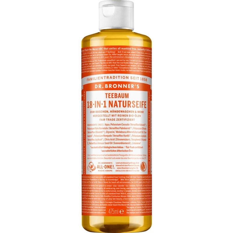DR.BRONNERS 18in1 NATURSEIFE flüssig Teebaum