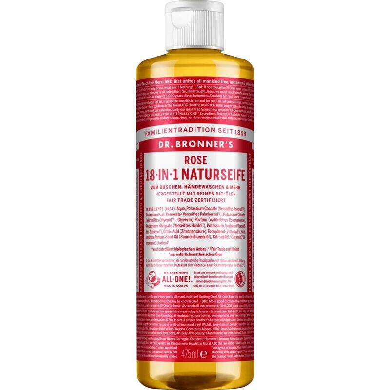 DR.BRONNERS 18in1 NATURSEIFE flüssig Rose