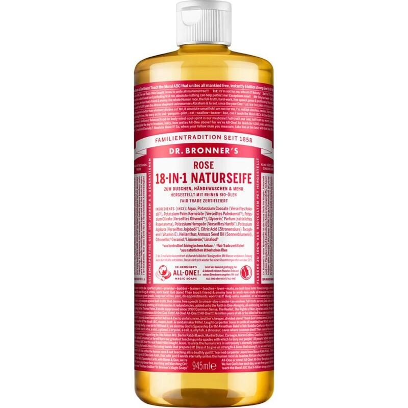 DR.BRONNERS 18in1 NATURSEIFE flüssig Rose