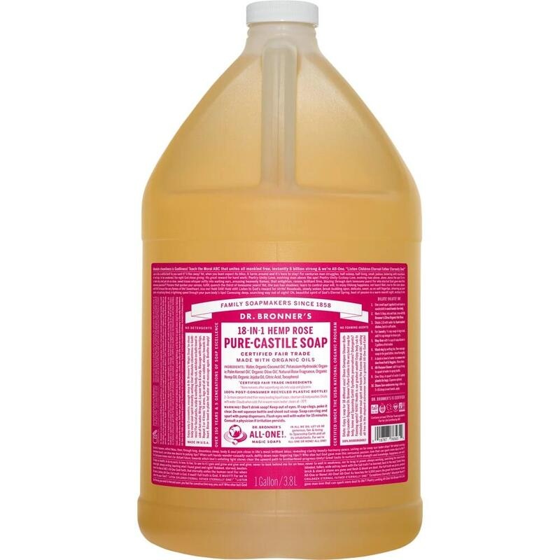 DR.BRONNERS 18in1 NATURSEIFE flüssig Rose