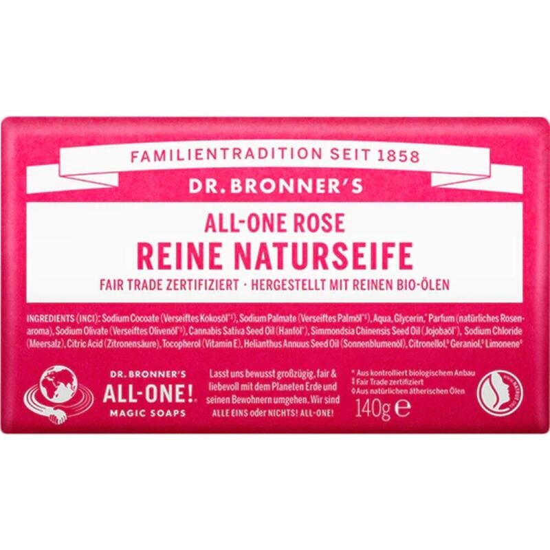 DR.BRONNERS reine NATURSEIFE Rose