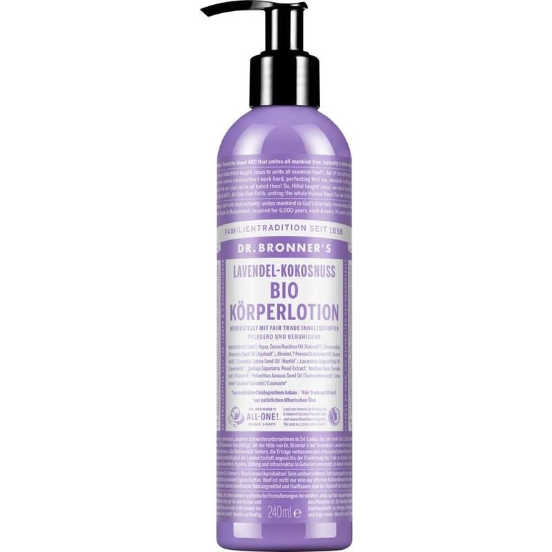 DR.BRONNERS BIO KÖRPERLOTION Lavendel-Kokosnuss