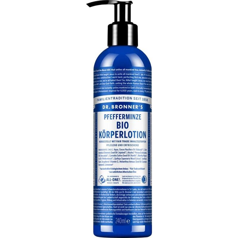 DR.BRONNERS BIO KÖRPERLOTION Pfefferminze