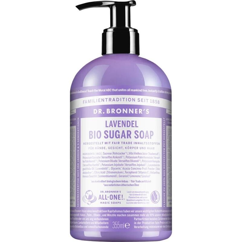 DR.BRONNERS BIO SUGAR SOAP flüssig Lavendel