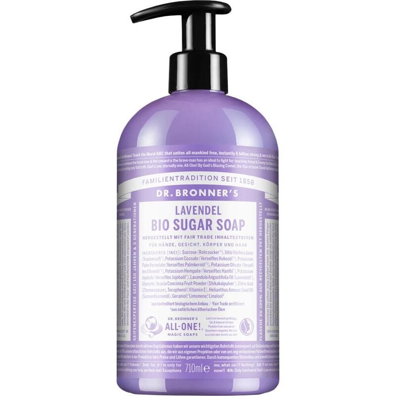 DR.BRONNERS BIO SUGAR SOAP flüssig Lavendel