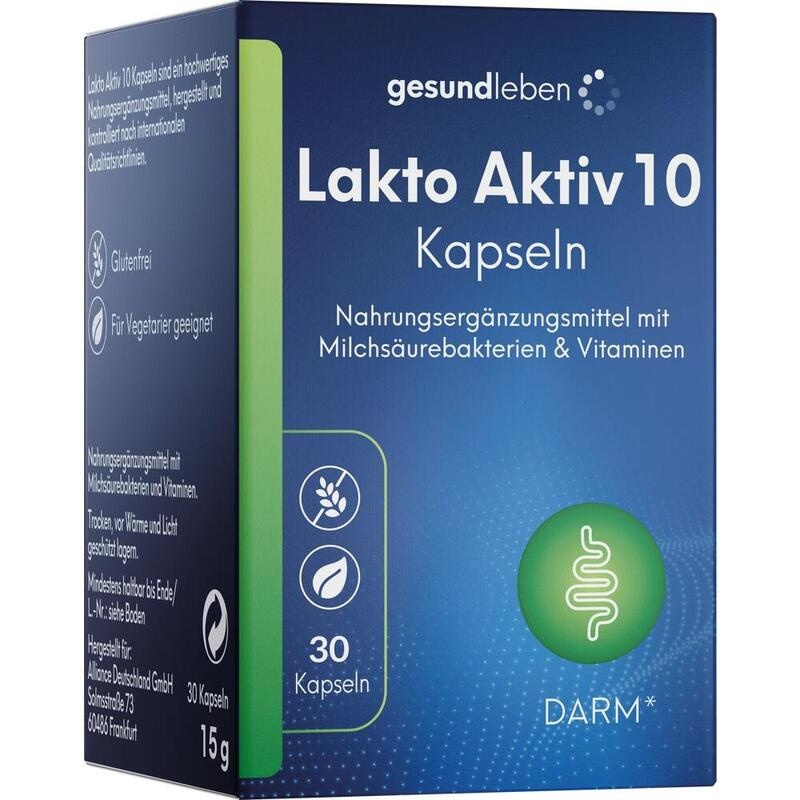 GESUND LEBEN Lakto Aktiv 10 Kapseln