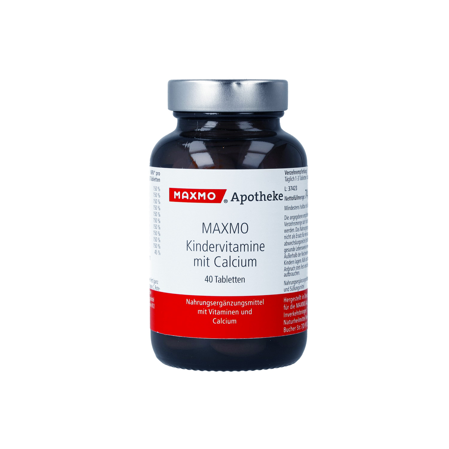 MAXMO KIndervitamine mit Calcium Lutschtabletten