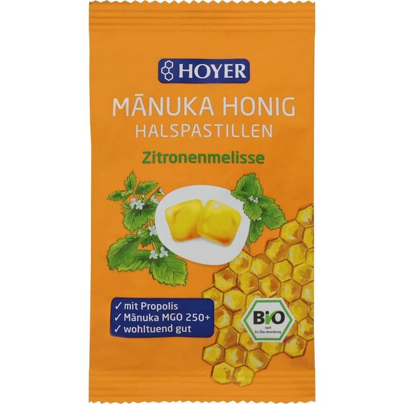 HOYER Manuka Honig Halspastillen MGO 250+ Zit.Meli