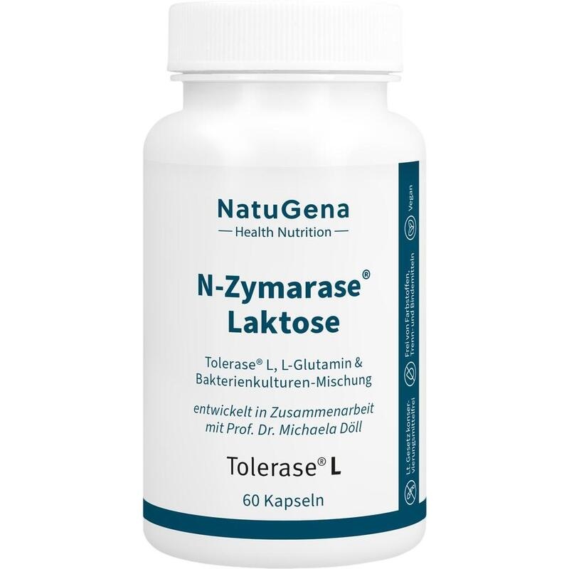 N-ZYMARASE Laktose L-Glutamin+Bakterienkompl.Kaps.