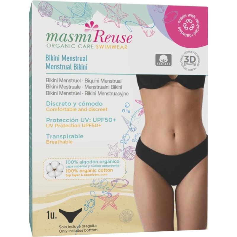 BIO PERIODENBIKINIHOSE Gr.L Bio Baumwolle MASMI